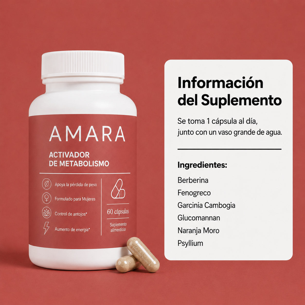 CÁPSULAS ADELGAZANTES: Recupera tu figura y energía