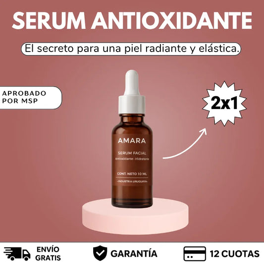 PROMO 2x1 | SERUM ANTIOXIDANTE : REDUCE ARRUGAS Y LINEAS DE EXPRESIÓN