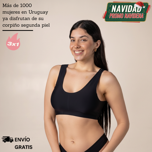 3x1 PROMO | CORPIÑO SEGUNDA PIEL