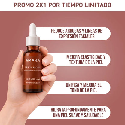 PROMO 2x1 | SERUM ANTIOXIDANTE : REDUCE ARRUGAS Y LINEAS DE EXPRESIÓN