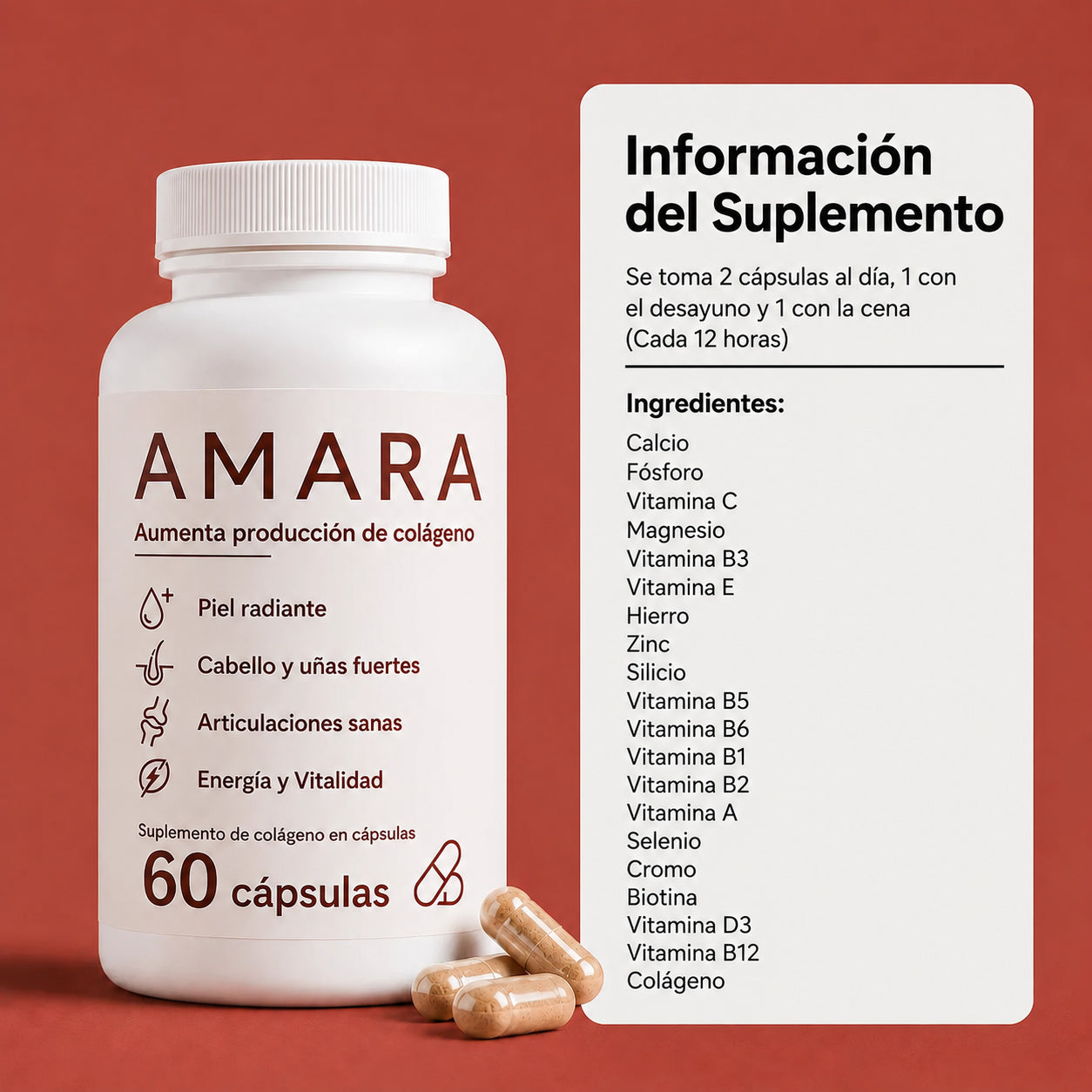 CÁPSULAS DE COLÁGENO – Recuperá tu piel, tu energía y tu vitalidad