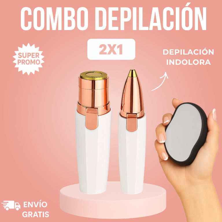 PROMO 2x1 | DEPILADORA FACIAL 2 EN 1 + DEPILADORA CORPORAL DE REGALO