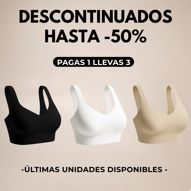 3x1 PROMO | LIQUIDACIÓN TOTAL EN CORPIÑOS SEGUNDA PIEL