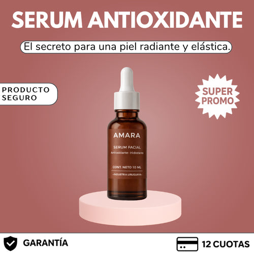 SERUM ANTIOXIDANTE : REDUCE ARRUGAS Y LINEAS DE EXPRESIÓN