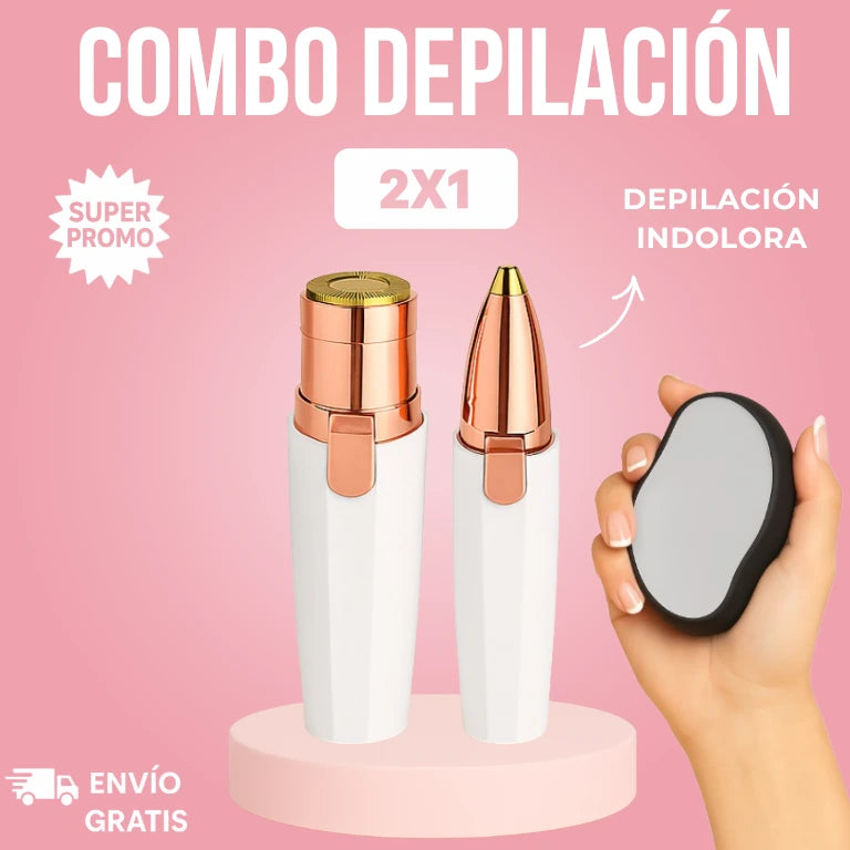 PROMO 2x1 | DEPILADORA FACIAL 2 EN 1 + DEPILADORA CORPORAL DE REGALO